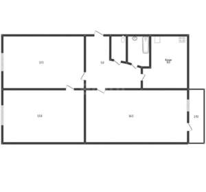 3-к квартира, вторичка, 62м2, 5/5 этаж
