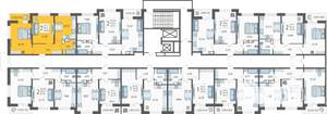 2-к квартира, вторичка, 50м2, 19/19 этаж