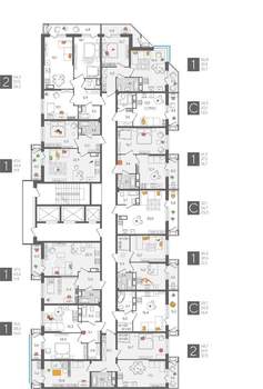 Студия квартира, строящийся дом, 30м2, 21/24 этаж