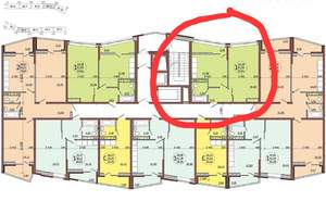 1-к квартира, вторичка, 44м2, 17/17 этаж