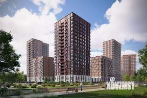 3-к квартира, строящийся дом, 75м2, 13/18 этаж