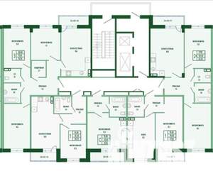 3-к квартира, сданный дом, 77м2, 11/17 этаж