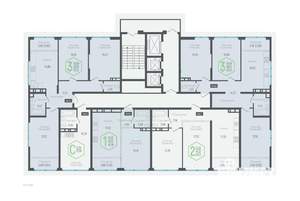 1-к квартира, вторичка, 41м2, 20/24 этаж