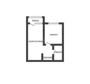 1-к квартира, вторичка, 35м2, 6/24 этаж