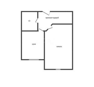 1-к квартира, вторичка, 36м2, 1/4 этаж