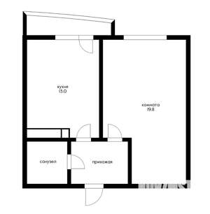 1-к квартира, вторичка, 41м2, 9/18 этаж