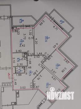 3-к квартира, вторичка, 82м2, 5/23 этаж