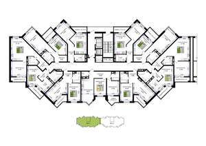2-к квартира, вторичка, 63м2, 12/12 этаж