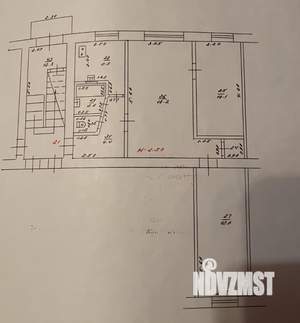 3-к квартира, вторичка, 54м2, 1/5 этаж