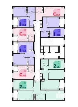 1-к квартира, вторичка, 35м2, 8/18 этаж