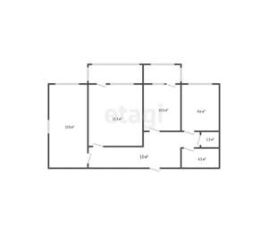 3-к квартира, вторичка, 70м2, 4/16 этаж