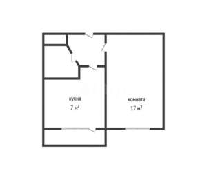1-к квартира, вторичка, 30м2, 4/5 этаж