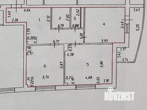 2-к квартира, вторичка, 68м2, 6/16 этаж