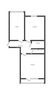 2-к квартира, вторичка, 60м2, 12/24 этаж