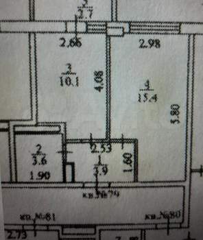 1-к квартира, сданный дом, 33м2, 12/12 этаж