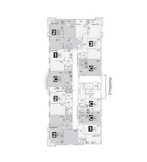 1-к квартира, вторичка, 35м2, 9/16 этаж