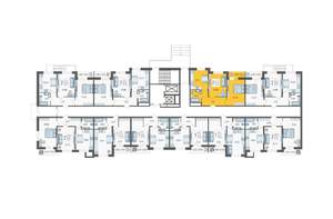 2-к квартира, вторичка, 51м2, 1/16 этаж