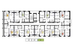 1-к квартира, строящийся дом, 39м2, 2/16 этаж
