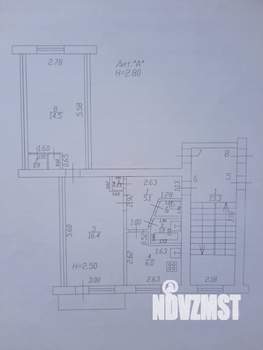 2-к квартира, вторичка, 45м2, 2/5 этаж