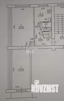 2-к квартира, вторичка, 44м2, 5/5 этаж