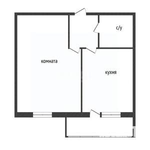 1-к квартира, вторичка, 37м2, 4/21 этаж
