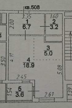 1-к квартира, вторичка, 34м2, 6/17 этаж