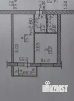 1-к квартира, вторичка, 32м2, 5/6 этаж