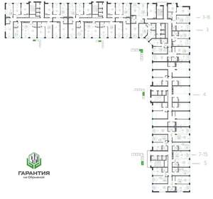 1-к квартира, вторичка, 42м2, 13/24 этаж
