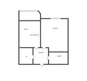 1-к квартира, вторичка, 38м2, 17/19 этаж