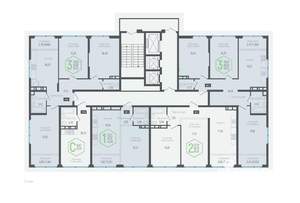 2-к квартира, вторичка, 66м2, 3/24 этаж