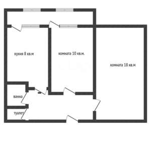 2-к квартира, вторичка, 50м2, 3/10 этаж