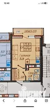 1-к квартира, вторичка, 23м2, 3/9 этаж