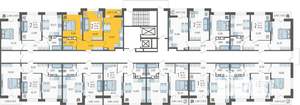 2-к квартира, вторичка, 53м2, 12/12 этаж