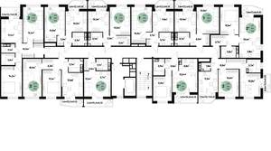 1-к квартира, строящийся дом, 34м2, 2/9 этаж