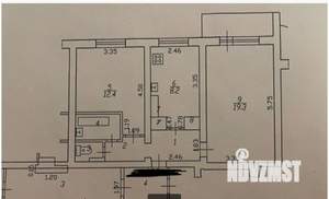 2-к квартира, вторичка, 51м2, 6/9 этаж