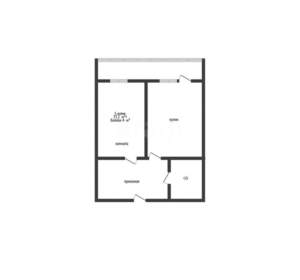 1-к квартира, вторичка, 37м2, 12/24 этаж
