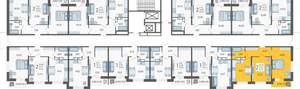 2-к квартира, вторичка, 52м2, 12/16 этаж