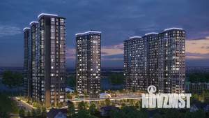 1-к квартира, сданный дом, 41м2, 3/24 этаж