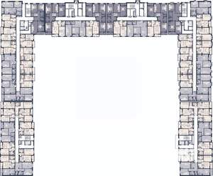 2-к квартира, вторичка, 53м2, 6/18 этаж