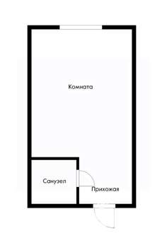 Студия квартира, вторичка, 22м2, 5/10 этаж