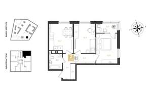 2-к квартира, вторичка, 58м2, 15/18 этаж