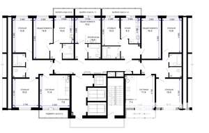 2-к квартира, строящийся дом, 64м2, 17/24 этаж