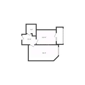 1-к квартира, вторичка, 38м2, 7/24 этаж