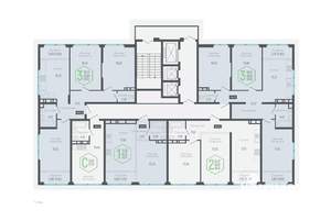 2-к квартира, вторичка, 66м2, 8/24 этаж