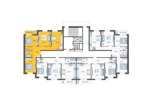 3-к квартира, вторичка, 68м2, 8/12 этаж