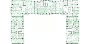 3-к квартира, сданный дом, 82м2, 2/7 этаж