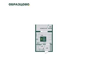 Студия квартира, вторичка, 27м2, 3/18 этаж