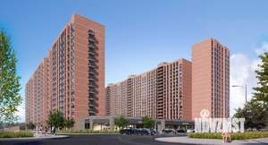 1-к квартира, строящийся дом, 52м2, 12/16 этаж