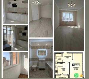 1-к квартира, вторичка, 37м2, 10/18 этаж