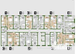 2-к квартира, вторичка, 60м2, 2/16 этаж